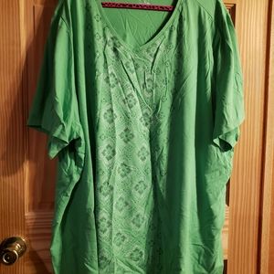 Womens short sleeve e 5x top